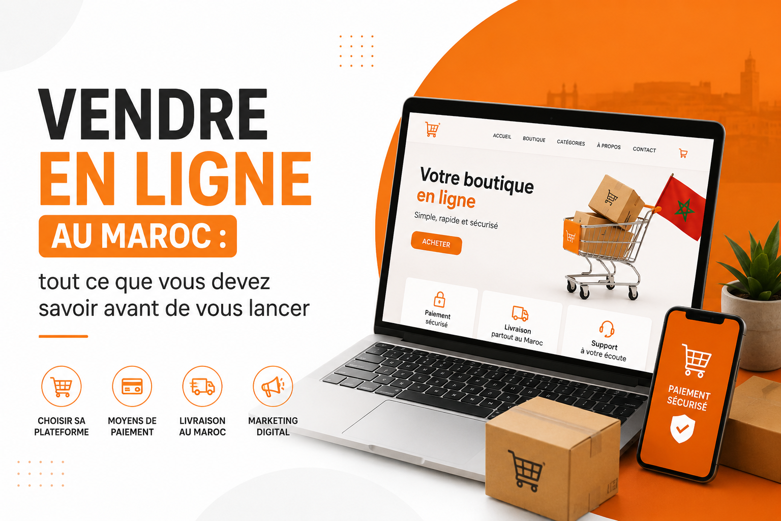 Vendre en ligne au Maroc