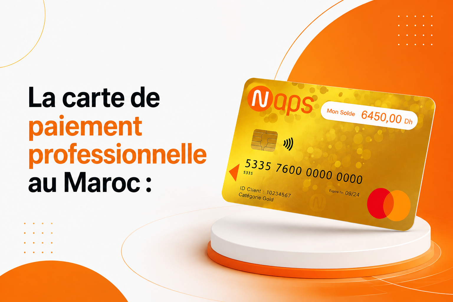 La carte de paiement professionnelle au Maroc